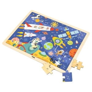 Puzzle din lemn "spațiu" 48 elem. Thumbnail 3