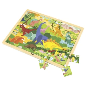 Puzzle din lemn "dinozauri" 48 elem. Thumbnail 3