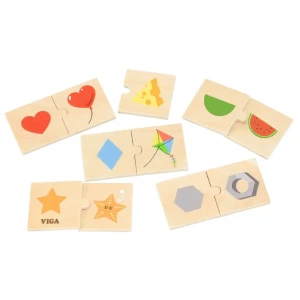 Joc logic de puzzle  „forme și obiecte” 24 elem. Thumbnail 6