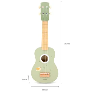 Chitară-ukulele din lemn pentru copii "păsărică" Thumbnail 4