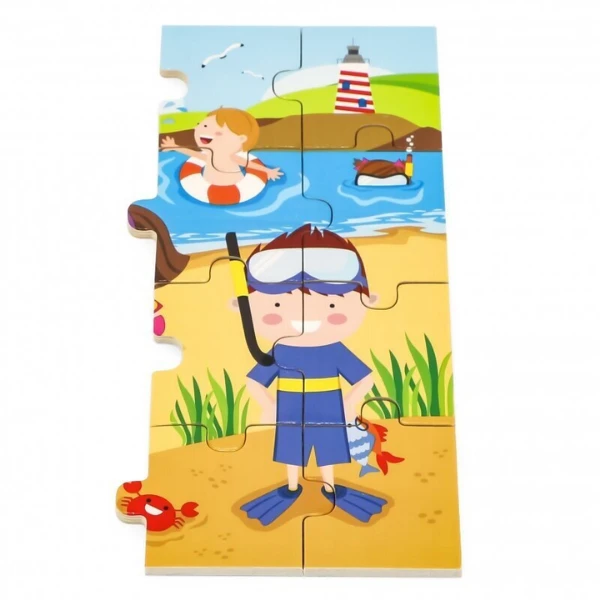 Puzzle din lemn „vară”, 24 elem. 4