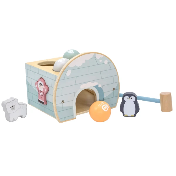 Jucărie-ciocănitoare "igloo" 2