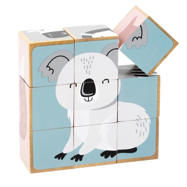 Puzzle-cuburi "animăluțe" 11