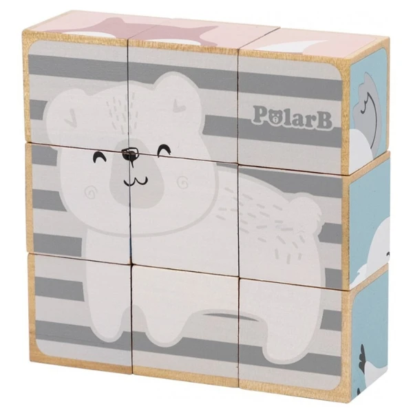 Puzzle-cuburi "animăluțe" 7