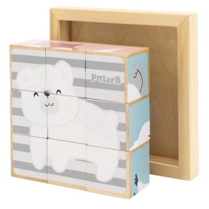 Puzzle-cuburi "animăluțe" Thumbnail 10