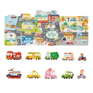 Set de stickere gelatinoase reutilizabile „trafic aglomerat” Thumbnail 2