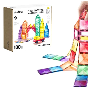 Set multicolor de construcție magnetic, 100 buc. Thumbnail 2