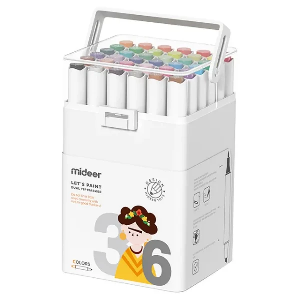 Set markere pentru schițe cu 2 capete, 36 culori 3