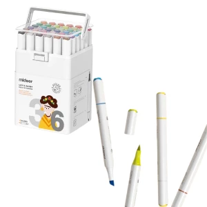 Set markere pentru schițe cu 2 capete, 36 culori