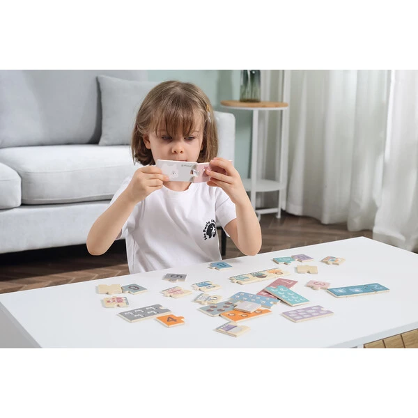 Puzzle din lemn „numere și animale” 10