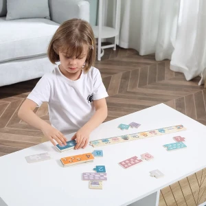 Puzzle din lemn „numere și animale” Thumbnail 8