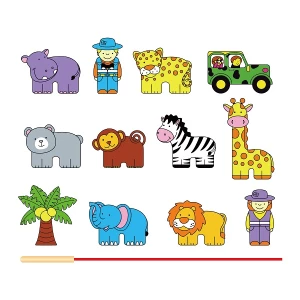 Joc de dezvoltare cu șiret "zoo" Thumbnail 5