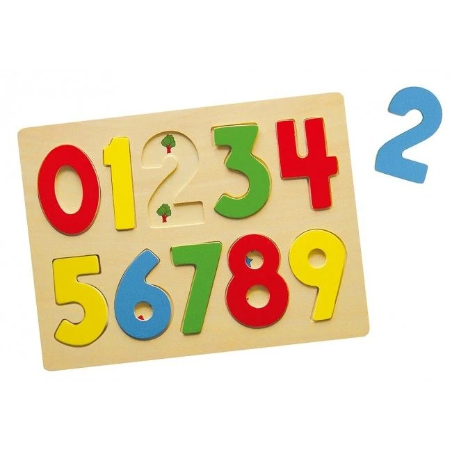 Puzzle-uri din lemn „cifre” 2