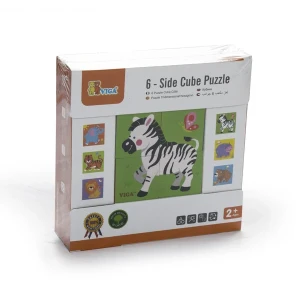 Puzzle-cuburi „animale sălbatice”