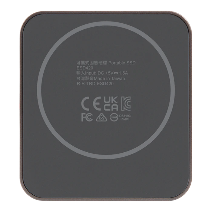 Ssd portabil extern transcend esd420, 1 tb, aur roz (ts1tesd420g) 2