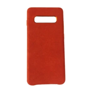 Чехол-накладка alcantara v2 для samsung s10e, красный