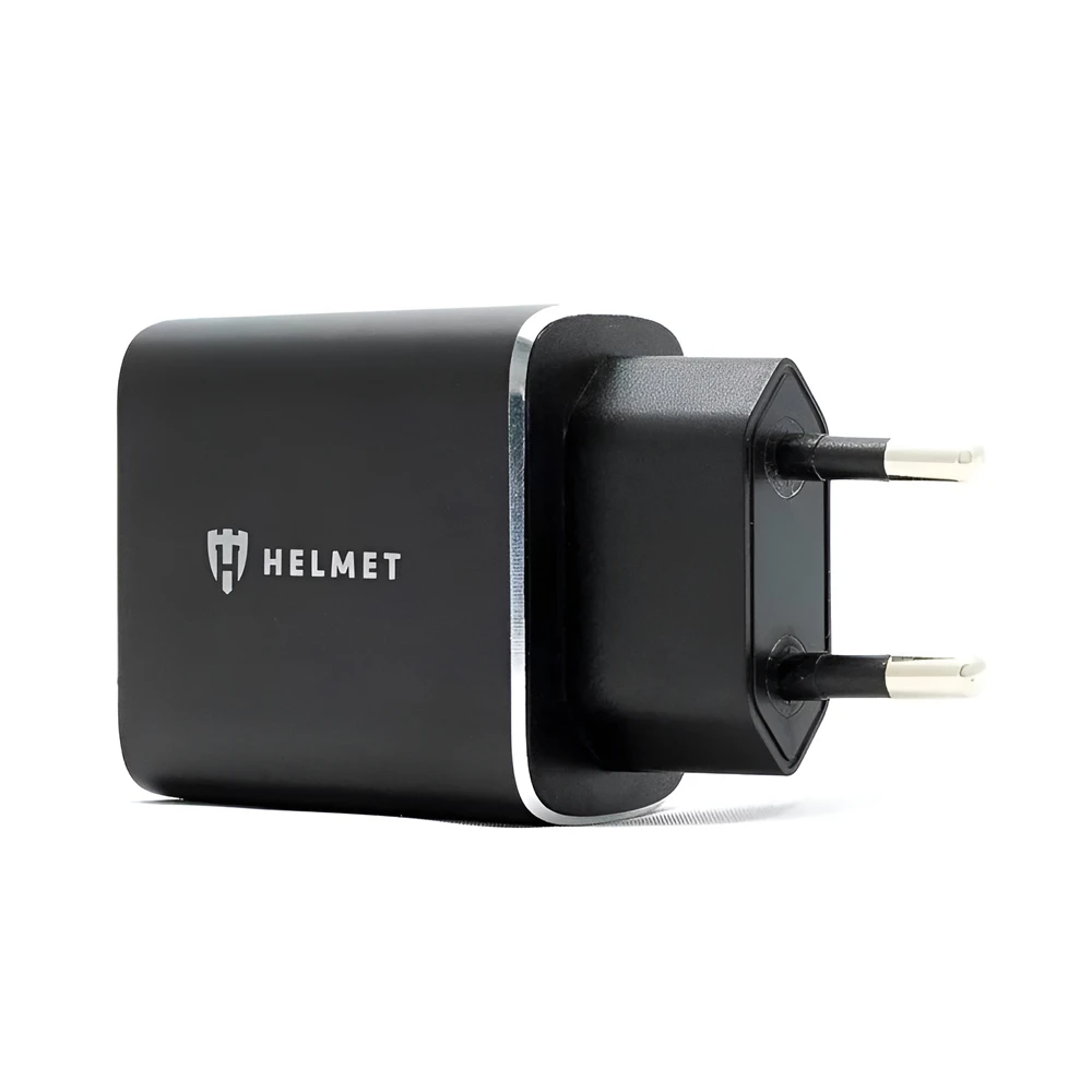 Încărcător de perete pentru cască usb/type-c qc3.0 18w (cablu 3 în 1), negru 2