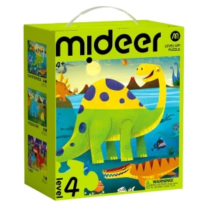 Seria de puzzle-uri "lumea dinozaurilor", 3 în 1, nivelul 4 Thumbnail 3