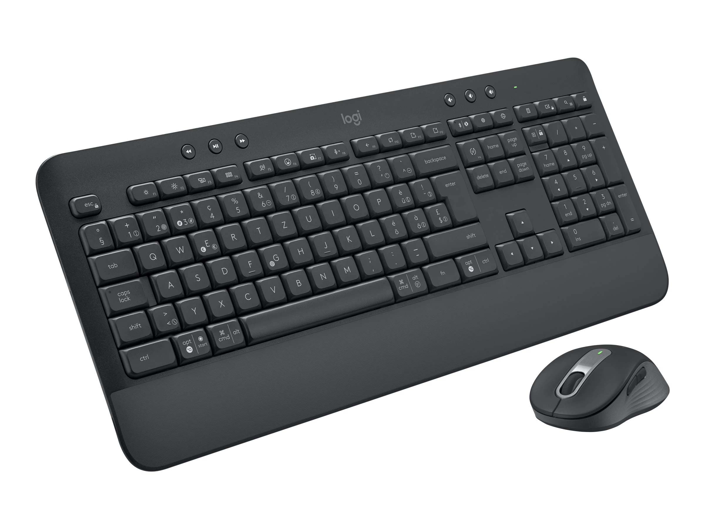 Logitech wireless combo mk650, keyboard & mouse , rus, graphite 2
