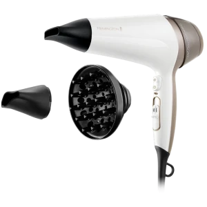 Фен remington thermacare pro d5720, 2400вт, белый
