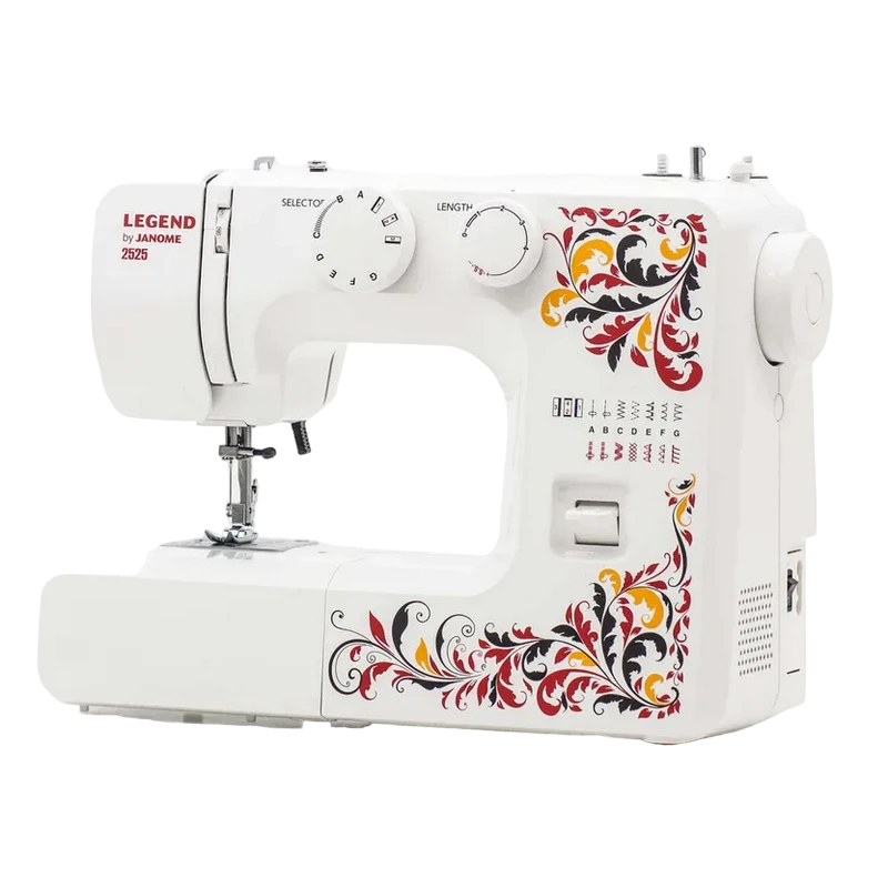 Mașină de cusut janome 2525, alb 3