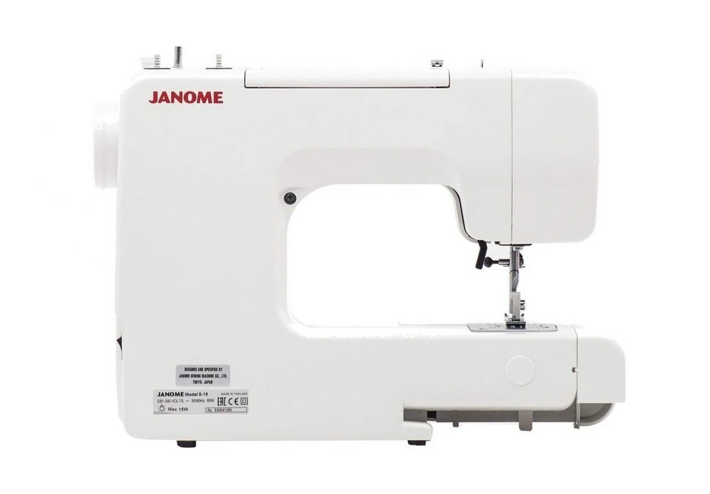 Mașină de cusut janome s-19, alb verde 5