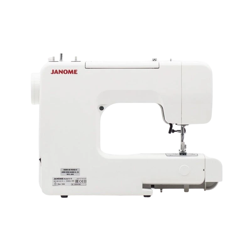 Mașină de cusut janome s-19, alb verde 2