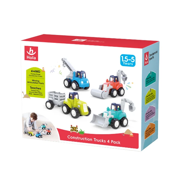 Set utilaje de construcție (4 vehicule) 3