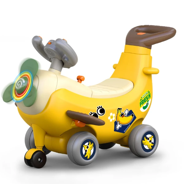 Avion interactiv „banana” 4 în 1 2