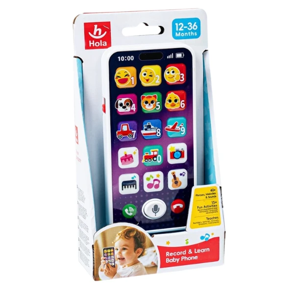 Telefon interactiv pentru copii "înregistrează și învață" 3