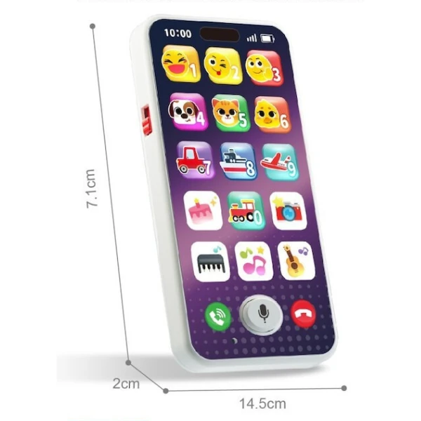 Telefon interactiv pentru copii "înregistrează și învață" 5