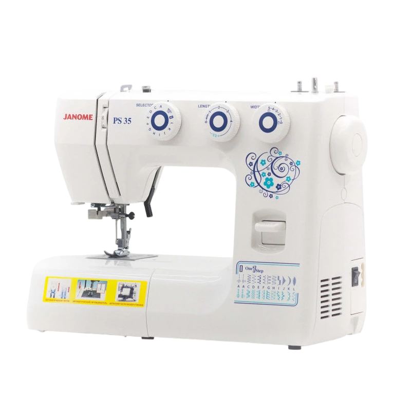 Mașină de cusut janome ps-35, alb 3