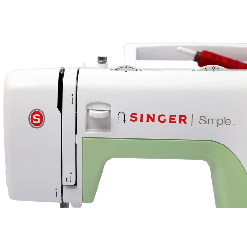 Швейная машина singer simple 3229, белый | зеленый 11