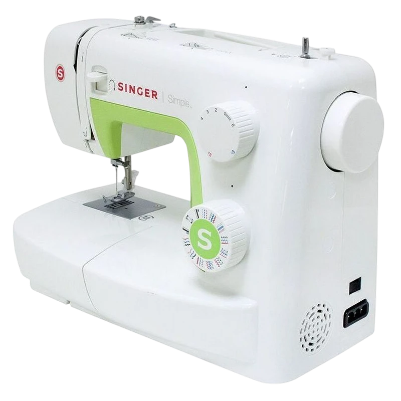 Швейная машина singer simple 3229, белый | зеленый 2
