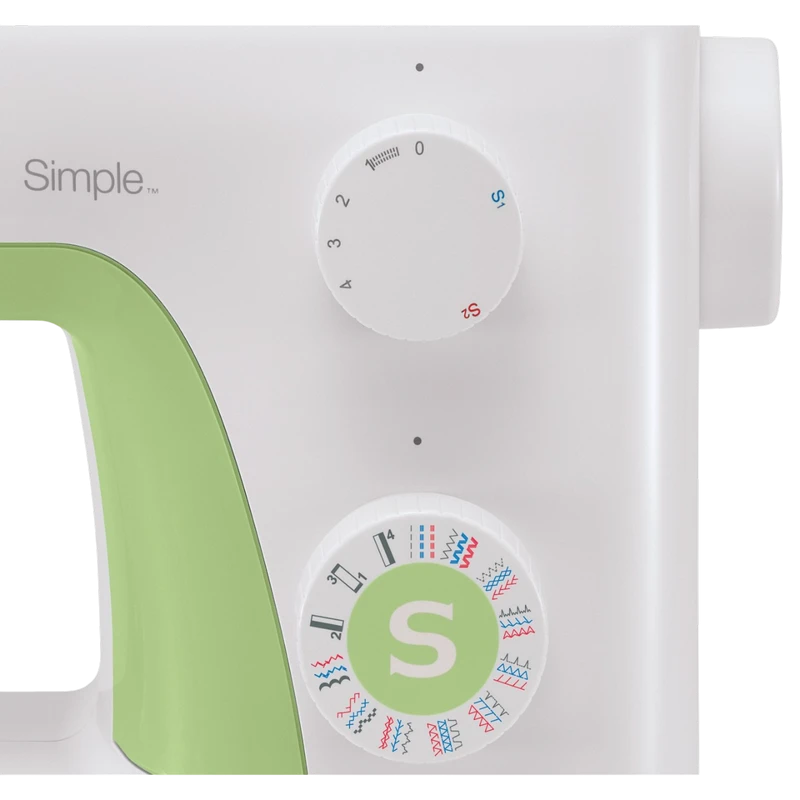 Швейная машина singer simple 3229, белый | зеленый 3