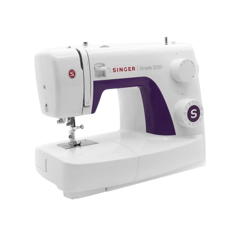 Швейная машина singer 3250, белый | фиолетовый 12