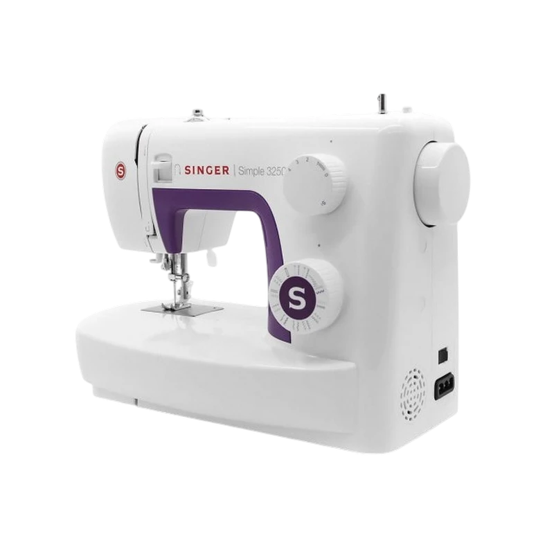 Швейная машина singer 3250, белый | фиолетовый 9