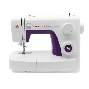 Швейная машина singer 3250, белый | фиолетовый