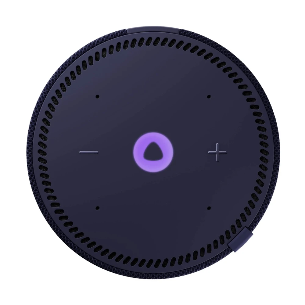 Яндекс станция мини с часами bluetooth колонка yndx-00020b, синий 3