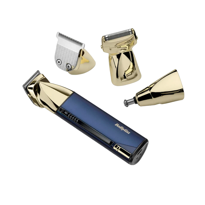 Мужской триммер babyliss mt992e, синий | золотой 5