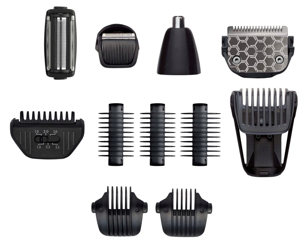 Мужской триммер babyliss 11-in-1 carbon titanium multi trimmer mt860e, чёрный 3