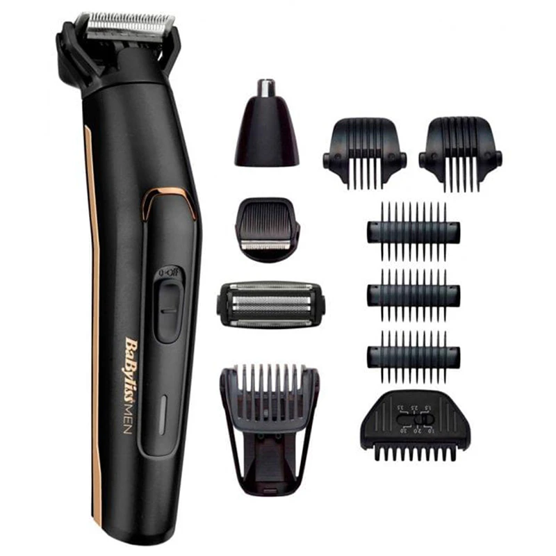 Мужской триммер babyliss 11-in-1 carbon titanium multi trimmer mt860e, чёрный 4