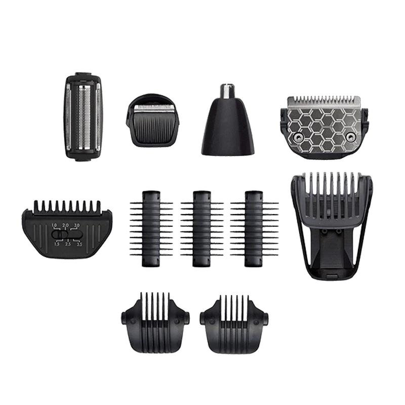 Мужской триммер babyliss 11-in-1 carbon titanium multi trimmer mt860e, чёрный 6
