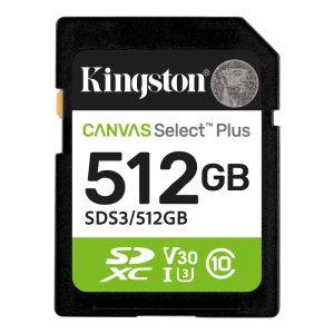 Карта памяти Kingston Canvas Select Plus, 512Гб (SDS3/512GB)