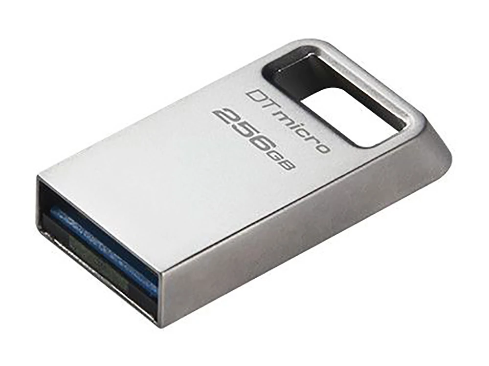 Usb flash накопитель kingston datatraveler micro, 256гб, серебристый 2