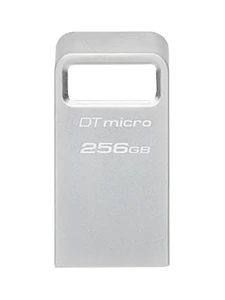 Usb flash накопитель kingston datatraveler micro, 256гб, серебристый Thumbnail 5