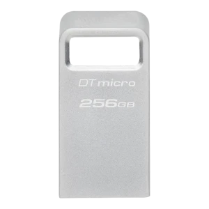 Memorie usb kingston datatraveler micro, 256gb, argintiu