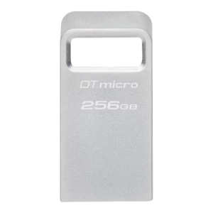 USB Flash накопитель Kingston DataTraveler Micro, 256Гб, Серебристый