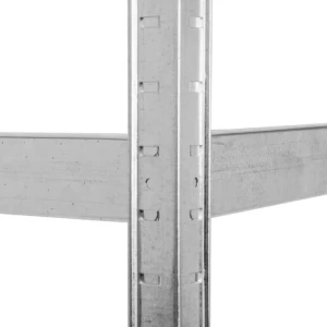 Raft metalic de depozitare nex budget 1600x800x300 mm, 4 rafturi mdf, galvanizat Thumbnail 6