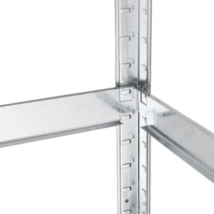 Raft metalic de depozitare nex budget 1600x800x300 mm, 4 rafturi mdf, galvanizat Thumbnail 7